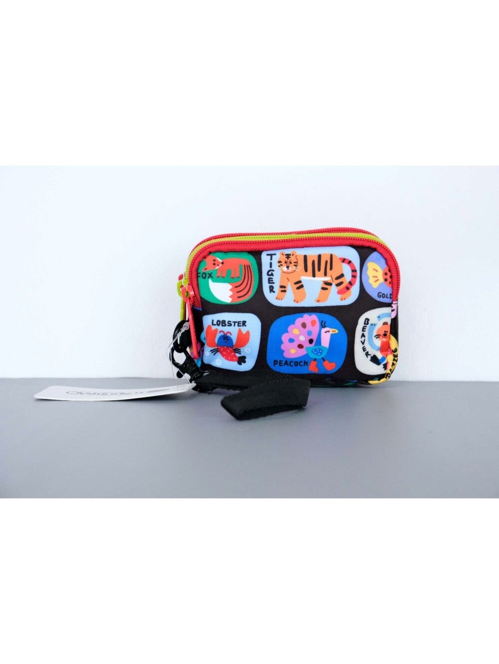 LeSportsac Animals 3 Zipper Wristlet Wallet NWT